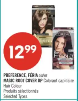Pharmaprix PREFERENCE, FÉRIA or MAGIC ROOT COVER UP Hair Colour offer