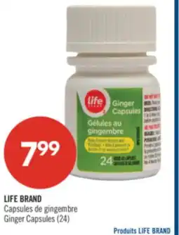 Pharmaprix LIFE BRAND Ginger Capsules offer