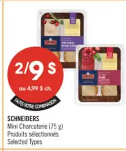 Pharmaprix SCHNEIDERS Mini Charcuterie offer