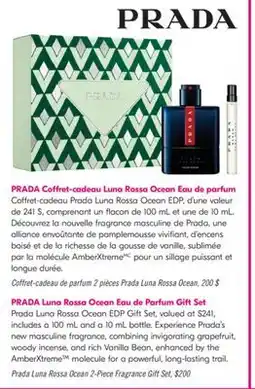Pharmaprix Prada Luna Rossa Ocean 2-Piece Fragrance Gift Set offer
