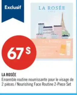 Pharmaprix LA ROSÉE Nourishing Face Routine 2-Piece Set offer