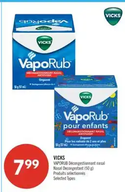 Pharmaprix VICKS VAPORUB Nasal Decongestant offer