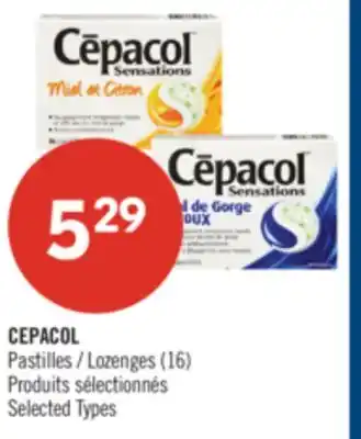 Pharmaprix CEPACOL Pastilles offer