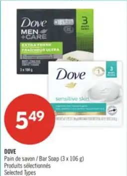 Pharmaprix DOVE Bar Soap offer