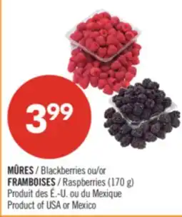 Pharmaprix Blackberries or Raspberries offer