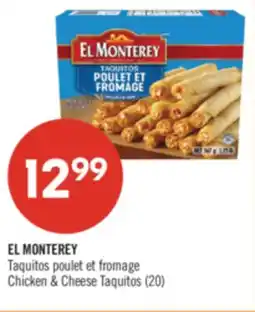 Pharmaprix EL MONTEREY Chicken & Cheese Taquitos (20) offer