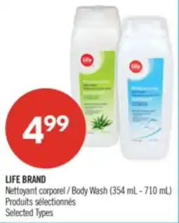 Pharmaprix LIFE BRAND Body Wash (354 mL - 710 mL) offer