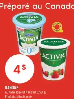 Pharmaprix DANONE ACTIVIA Yogurt offer
