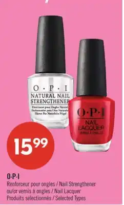 Pharmaprix O·P·I Nail Strengthener or Nail Lacquer offer