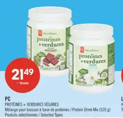 Pharmaprix PC PROTÉINES Protein Drink Mix offer