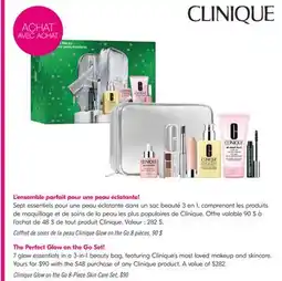 Pharmaprix Clinique Glow on the Go 8-Piece Skin Care Set offer