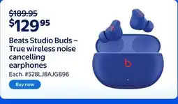 Walmart Beats Studio Buds – True wireless noise cancelling earphones offer