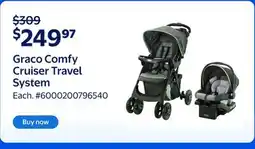 Walmart Graco Comfy Cruiser Travel System offer