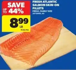 Real Canadian Superstore Fresh atlantic salmon skin-on fillets offer