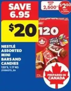 Real Canadian Superstore Nestlé assorted mini bars and candies offer