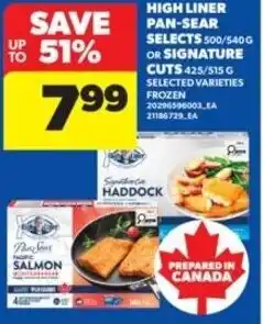 Real Canadian Superstore High liner pan-sear selects offer