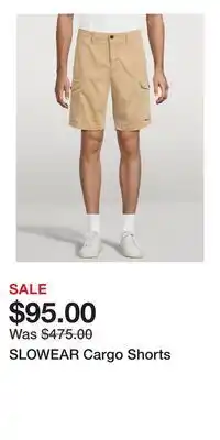 Holt Renfrew SLOWEAR Cargo Shorts offer