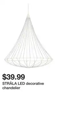 IKEA STRÅLA LED decorative chandelier offer