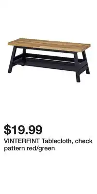IKEA VINTERFINT Tablecloth, check pattern red/green offer