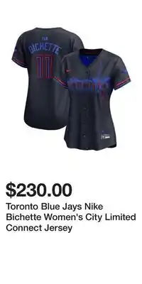 Sport Chek Toronto Blue Jays Nike Bichette Women's City Limited Connect Jersey offer