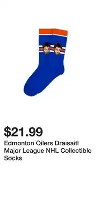 Sport Chek Edmonton Oilers Draisaitl Major League NHL Collectible Socks offer