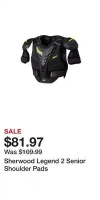 Sport Chek Sherwood Legend 2 Senior Shoulder Pads offer