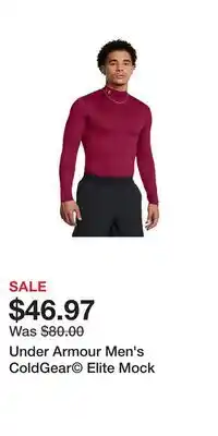 Sport Chek Under Armour Men's ColdGear Elite Mock offer