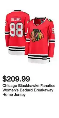 Sport Chek Chicago Blackhawks Fanatics Women's Bedard Breakaway Home Jersey offer