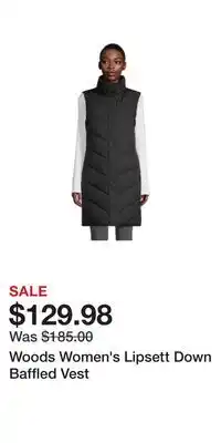 Sport Chek Woods Women's Lipsett Down Baffled Vest offer
