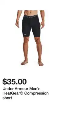 Sport Chek Under Armour Men's HeatGear Compression short offer