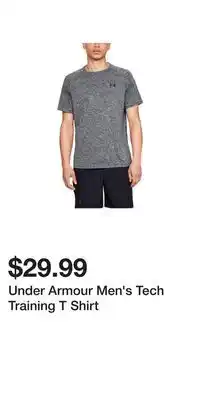 Sport Chek Under Armour Men's Tech Training T Shirt offer