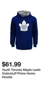 Sport Chek Youth Toronto Maple Leafs Outerstuff Prime Home Hoodie offer