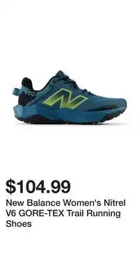 Sport Chek New Balance Women's Nitrel V6 GORE-TEX Trail Running Shoes offer