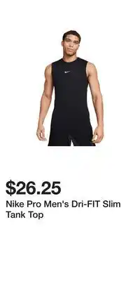 Sport Chek Nike Pro Men's Dri-FIT Slim Tank Top offer