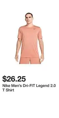 Sport Chek Nike Men's Dri-FIT Legend 2.0 T Shirt offer