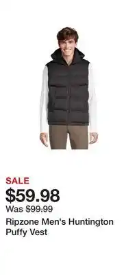 Sport Chek Ripzone Men's Huntington Puffy Vest offer