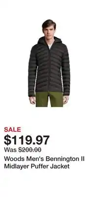 Sport Chek Woods Men's Bennington II Midlayer Puffer Jacket offer