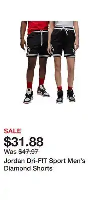 Sport Chek Jordan Dri-FIT Sport Men's Diamond Shorts offer
