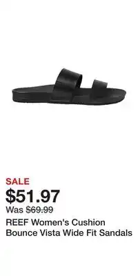 Sport Chek REEF Women's Cushion Bounce Vista Wide Fit Sandals offer