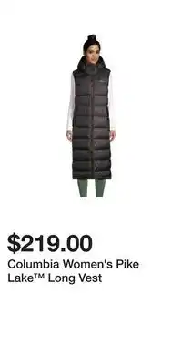 Sport Chek Columbia Women's Pike Lake Long Vest offer