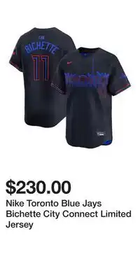 Sport Chek Nike Toronto Blue Jays Bichette City Connect Limited Jersey offer