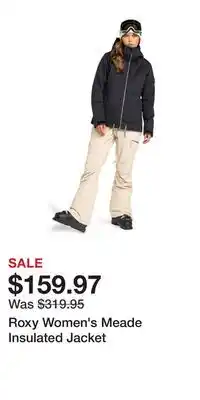Sport Chek Roxy Women's Meade Insulated Jacket offer