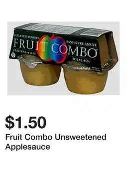 Dollarama Fruit Combo Unsweetened Applesauce offer