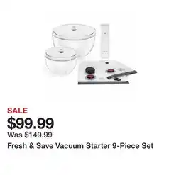 TSC Stores Fresh & Save Vacuum Starter 9-Piece Set offer