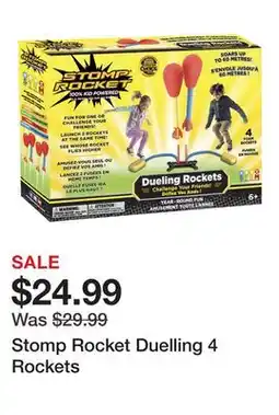 TSC Stores Stomp Rocket Duelling 4 Rockets offer