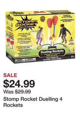 TSC Stores Stomp Rocket Duelling 4 Rockets offer