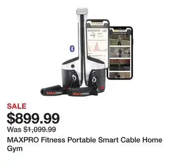 TSC Stores MAXPRO Fitness Portable Smart Cable Home Gym offer
