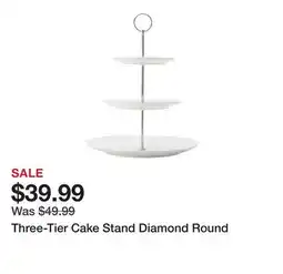 TSC Stores Three-Tier Cake Stand Diamond Round offer
