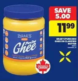 Real Canadian Superstore Brar's pure desi ghee or clarified butter offer