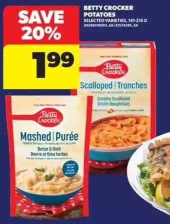 Real Canadian Superstore Betty crocker potatoes offer